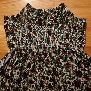 Floral sleeveless tank